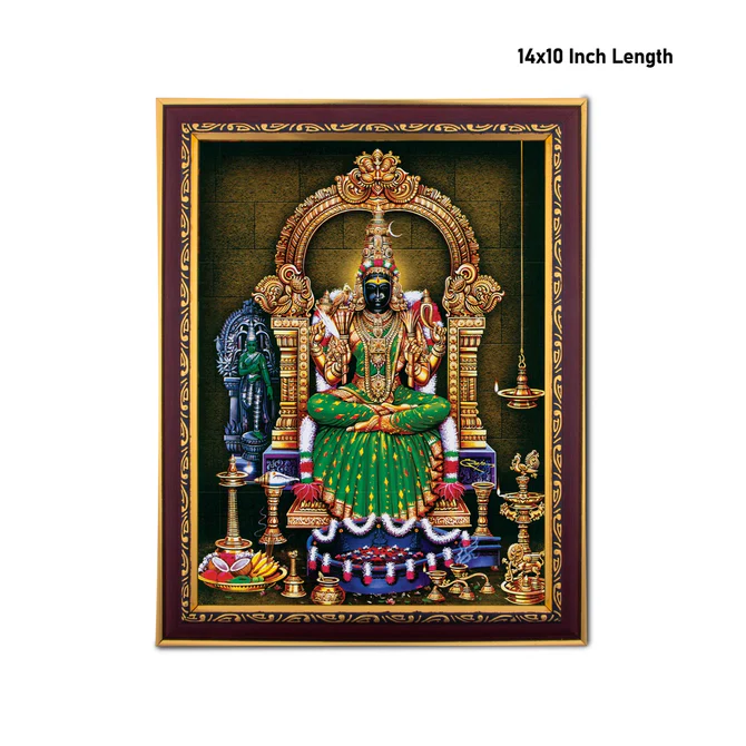 Kanchi Kamakshi Amman Photo Frame – 10 x 14 Inch